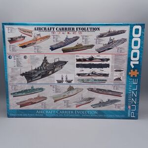 Eurographics Aircraft Carrier Evolution Puzzle New Sealed